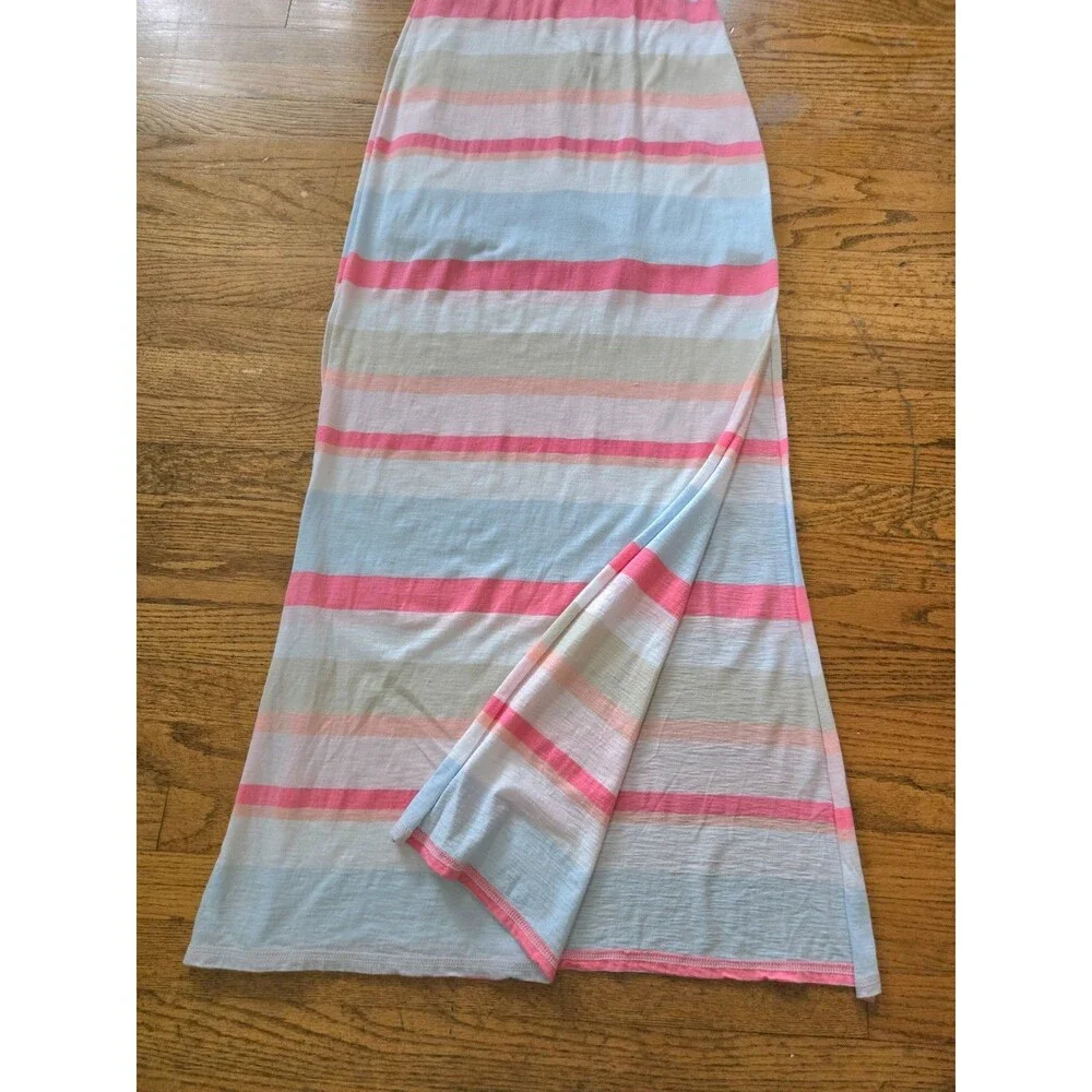 Abercrombie & Fitch Womens Striped Sleevless Maxi Sun Dress Size Small